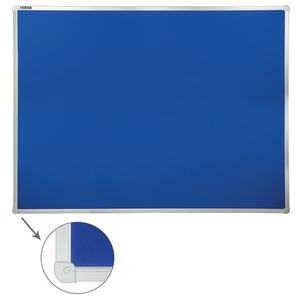 Доска c текстильным покрытием BRAUBERG для объявлений 60x90см синяя