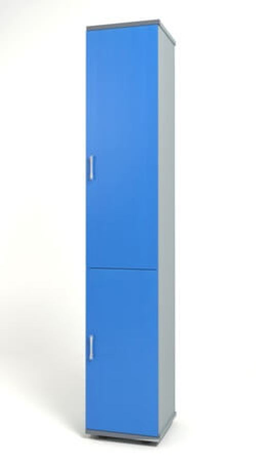 Шкаф узкий закрытый КМ8 Монолит (КМ45+ДМ41+ДМ42)