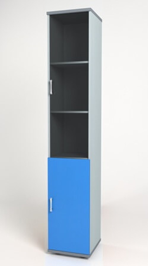 Шкаф узкий КМ9 Монолит (КМ45+ДМ41+ДМ43+ФС02)
