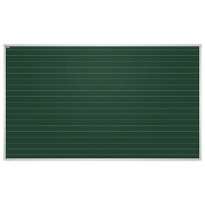 Доска для мела магнитная, 100x170 см, зеленая, в линию, алюминиевая рамка, EDUCATION "2х3"(Польша), TKU1710L 
