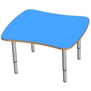 Стол "Облачко" на регулируемых ножках (0-3гр) синий