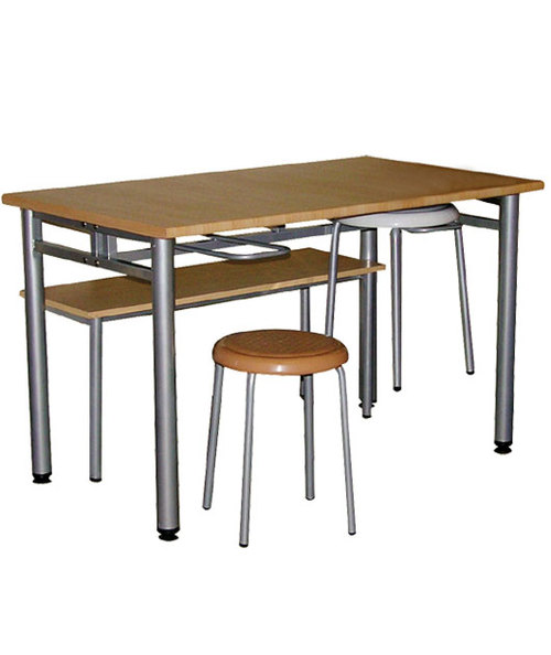Стол для столовой 4-х местный (пластик постформинг)